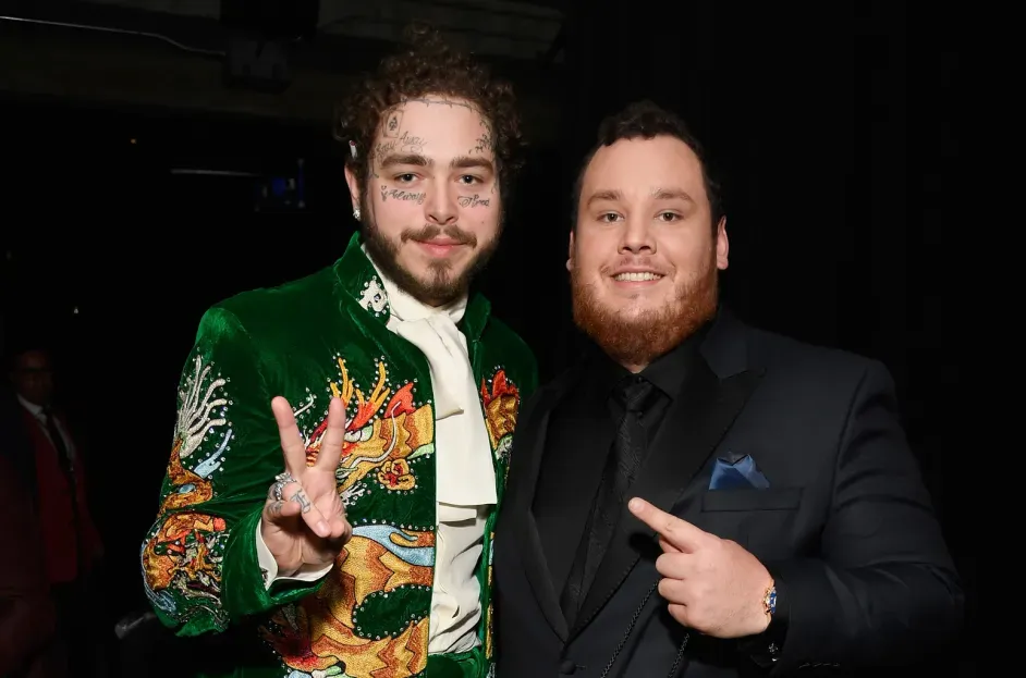 Post Malone Is All Smiles As He Previews Country Collab With Luke Combs